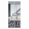 Moskitiera na drzwi 100x220 cm podwójne magnesy biała