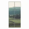 Moskitiera na drzwi 100x220 cm podwójne magnesy szara