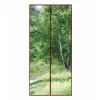 Moskitiera na drzwi 100x220 cm podwójne magnesy brąz