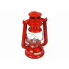 Lampa naftowa z uchwytem latarnia lampion 24 cm  czerwona