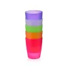 Kubek kubki plastkowe kpl. 5 szt 250ml mix kolor sg