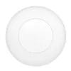 Talerz plastikowy płytki obiadowy płaski 22cm biały transp