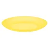 Talerz plastikowy płytki obiadowy płaski 22cm żółty