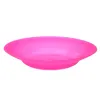 Talerz plastikowy głęboki do zupy 22,5 cm czerwony