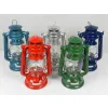 Lampa naftowa z uchwytem latarnia lampion 24 cm  granatowa