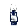 Lampa naftowa z uchwytem latarnia lampion 24 cm  granatowa