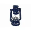 Lampa naftowa z uchwytem latarnia lampion 24 cm  granatowa