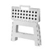 Taboret składany krzesełko wielofunkcyjny 29x22x22 cm biały