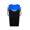 kosze do segregacji, wiadra do segregacji z naklejkami, 4 x 10L,