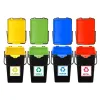 kosze do segregacji, wiadra do segregacji z naklejkami, 4 x 10L,
