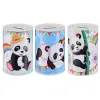 Metalowa puszka skarbonka misie panda 8x12,5cm