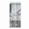 Moskitiera na drzwi 100x220 cm z magnesami kwiaty cw