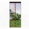 Moskitiera na drzwi 100x220 cm z magnesami brązowa cw
