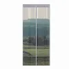 Moskitiera na drzwi 100x220 cm z magnesami szara cw