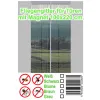 Moskitiera na drzwi 100x220 cm z magnesami szara cw