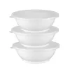 Gastro salaterka  biała plastikowa 18cm gruba z pokrywką