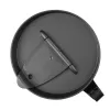 Gastro kubek  filiżanka z przykrywką wielorazowy 250ml czarny
