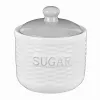Ceramiczne pojemniki hermetyczne 600ml 3szt biało-szare