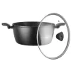 Garnek z pokrywką rotto 28cm indukcja gaz powłoka non-stick ilag