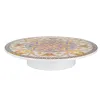 Patera na ciasto tort owoce talerz wysoki 28cm rokoko sg