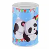 Metalowa puszka skarbonka misie panda 10x15cm