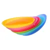 Talerz plastikowy płytki obiadowy płaski 22cm  6 szt. sg