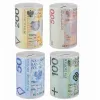 Metalowa puszka skarbonka banknoty złotówki 10x15cm