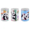 Metalowa puszka skarbonka misie panda 8x12,5cm