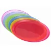 Talerz plastikowy płytki deserowy płaski dla dzieci 20cm kpl. 6 szt sg