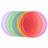 Talerz plastikowy płytki deserowy płaski dla dzieci 20cm kpl. 6 szt sg