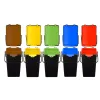 kosze do segregacji, wiadra do segregacji, 5 x 10L,
