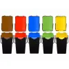 kosze do segregacji, wiadra do segregacji, 5 x 10L,