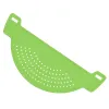 Durszlak plastikowy sitko do odcedzania połówkowe 23 cm  zielone