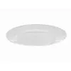 Talerze deserowe płaskie 19 cm okrągłe białe szkło kpl. 6 szt