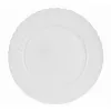 Talerze obiadowe płaskie 25 cm białe szkło kpl. 6 szt.