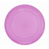 Talerz plastikowy płytki deserowy płaski dla dzieci 20cm mix kolor