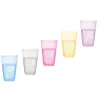 Kubek kubki plastkowe kpl. 10 szt 350ml transparent mix kolor sg