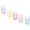Kubek kubki plastkowe kpl. 10 szt 350ml transparent mix kolor sg