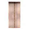 Moskitiera na drzwi 100x220 cm z magnesami brązowa ochrona przed owadami (f)