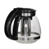 Szklany dzbanek dzbanuszek z zaparzaczem do kawy herbaty  1500 ml