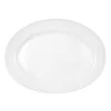 Półmiski półmisek  owalne białe szkło gładkie 30x23cm kpl. 6 szt