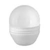 Salaterka salaterki miseczki  24 cm białe szkło gładkie kpl. 6 szt.
