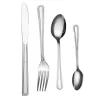 Sztućce zestaw sztućców 24 elementy – elegancki design na 6 osób (h)