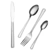 Sztućce zestaw sztućców 24 elementy – elegancki design na 6 osób (h)