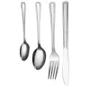 Sztućce zestaw sztućców 24 elementy – elegancki design na 6 osób (h)