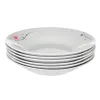 Porcelanowy talerz głęboki na zupę  23 cm (tkwiaty)