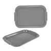 Taca barowa plastikowa prostokątna  45x30 szara chd
