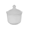 Cukiernica z pokrywką 250 ml – klasyczna, białą, elegancka białe szkło