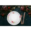 Salaterka porcelanowa 18 cm ziel róża róże