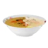 Salaterka porcelanowa 18 cm ziel róża róże